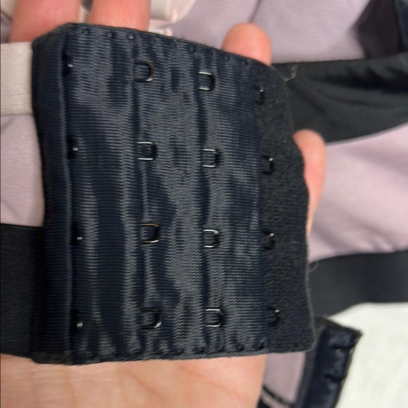 CACIQUE Bralette No Wire Wireless Racerback 22/24 (3X) Lavender Black - Picture 9 of 12